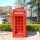 vintage telephone booth in bright red color Chinese food truck manufacturer