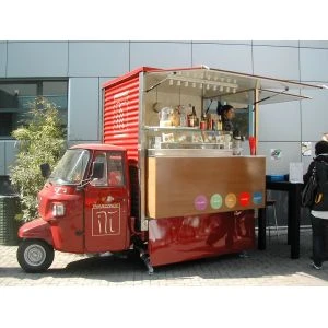 Piaggio motorcycle classic tricycle food truck manufacturer